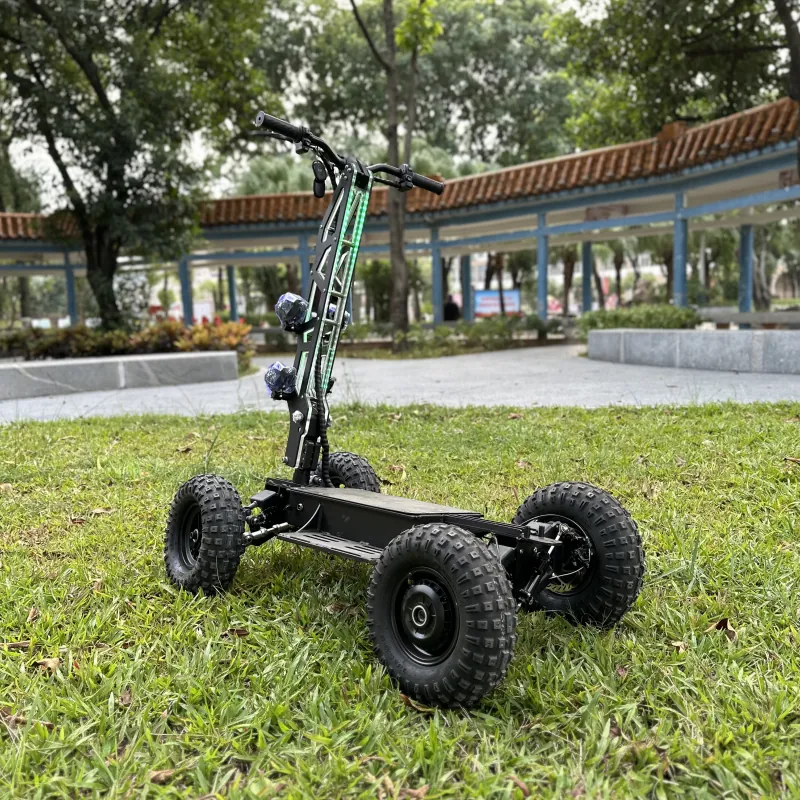 Watch all-terrain scooter demo